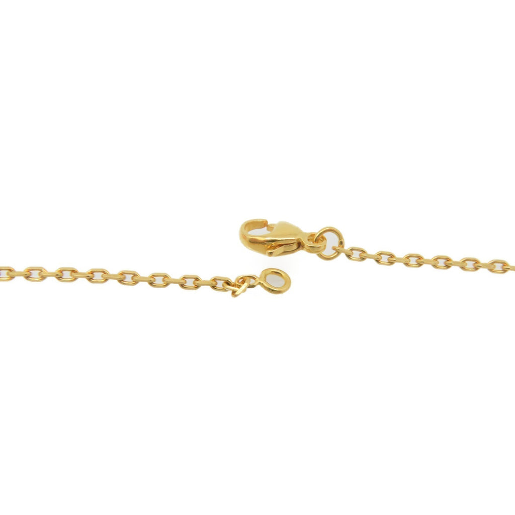 Hermes Mini Pop Grey 18K Gold Necklace