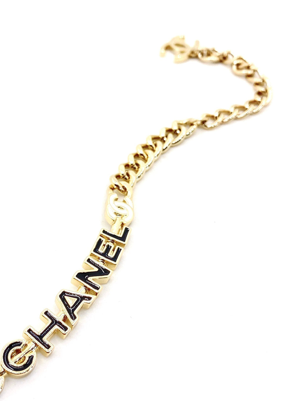 Chanel Chain Choker 18K Gold Necklace